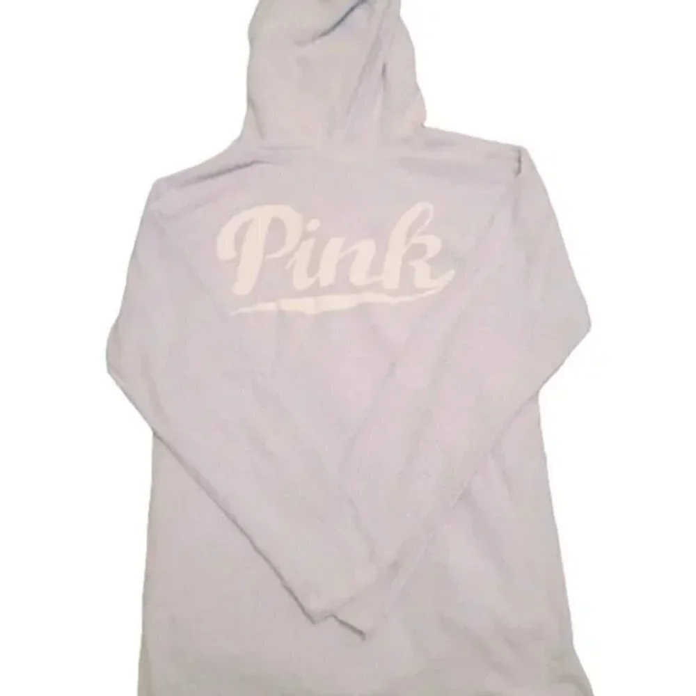VS PINK BABY BLUE OVERSIZED HOODIE